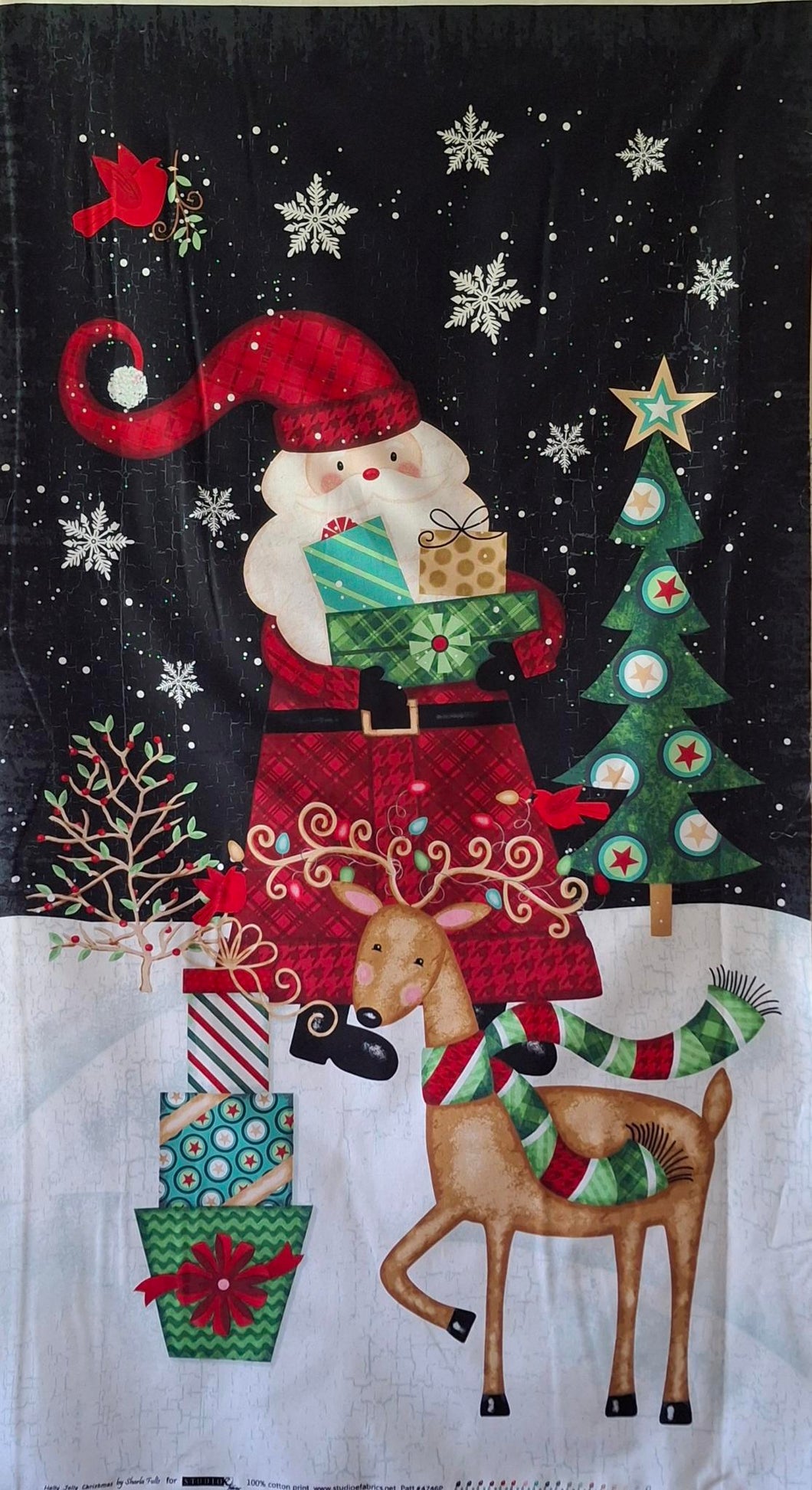 Holly Jolly Christmas Panel